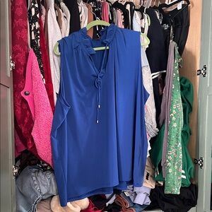 The Limited Royal Blue Sleeveless Blouse